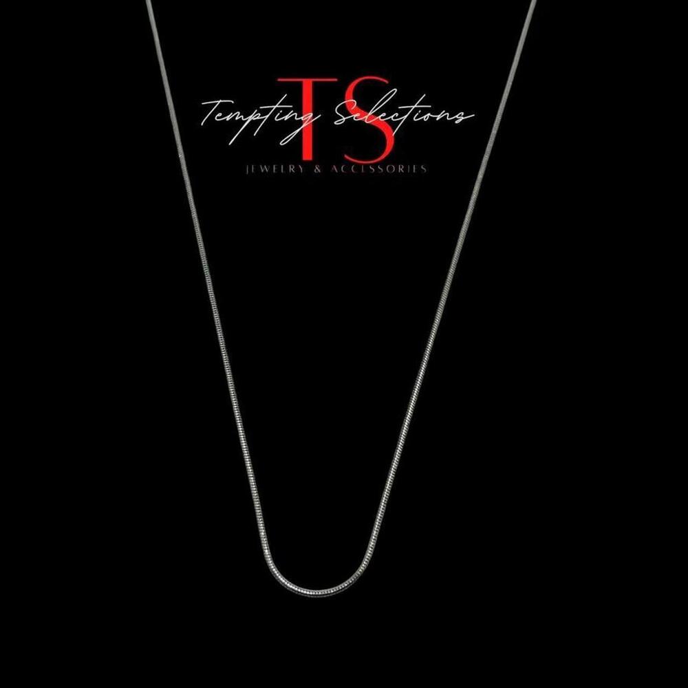 Thin Snake Round 1mm Stainless 5001